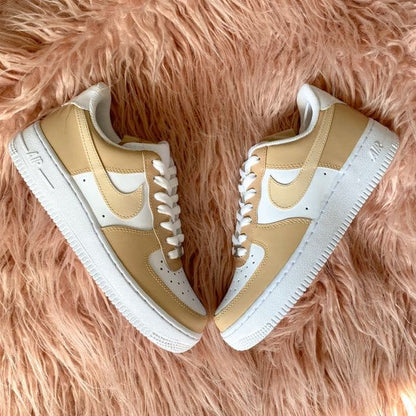 Caramel Macchiato Custom Air Force 1s