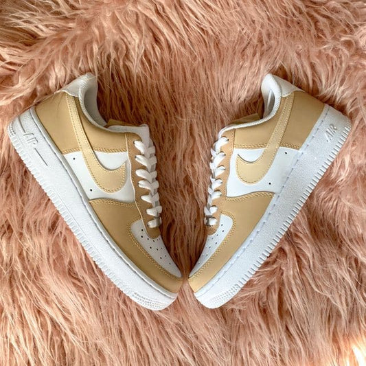 Caramel Macchiato Custom Air Force 1s