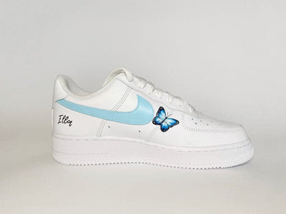 Custom Air Force 1 blue Butterflies