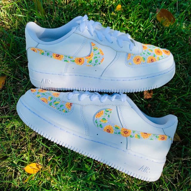 Vintage Sunflower Air Force 1
