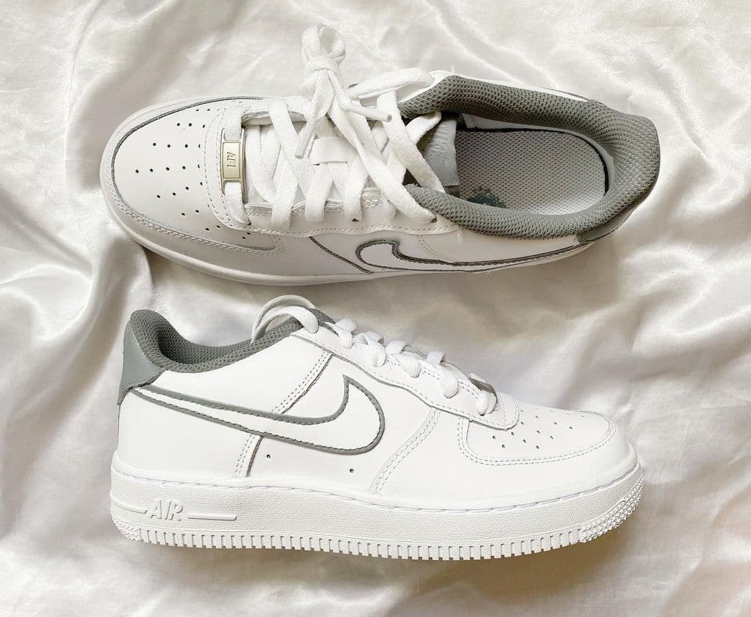 Custom Air Force1 Grey details