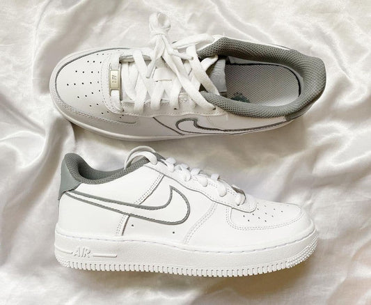 Custom Air Force1 Grey details