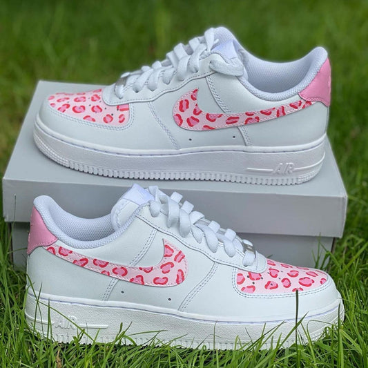 Custom Leopard Print AF1’s