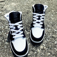 Custom Black White Jordan 1