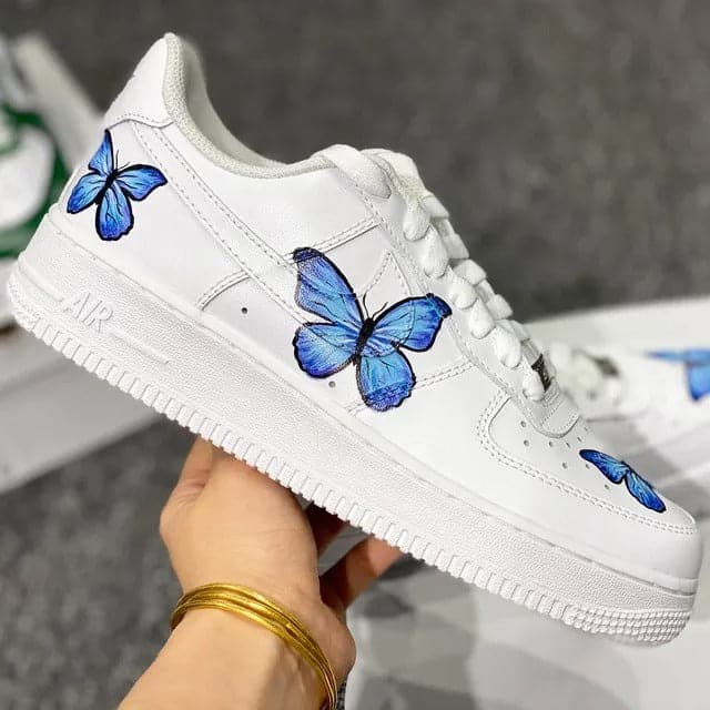 BLUE BUTTERFLY AIR FORCE 1 CUSTOM