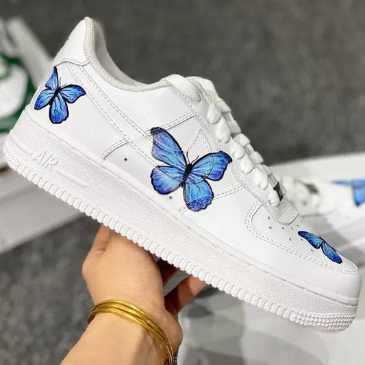 BLUE BUTTERFLY AIR FORCE 1 CUSTOM