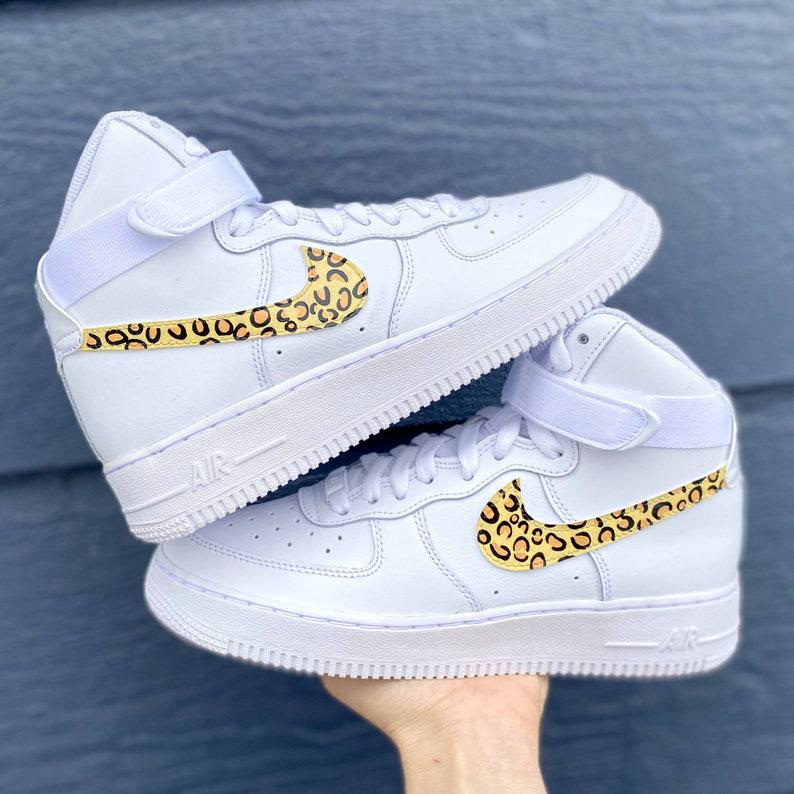 Cheetah Print Custom Air Force 1 Mid