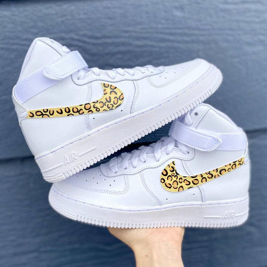 Cheetah Print Custom Air Force 1 Mid