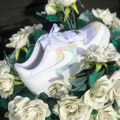Custom Air Force 1 Pastel Monogram LV