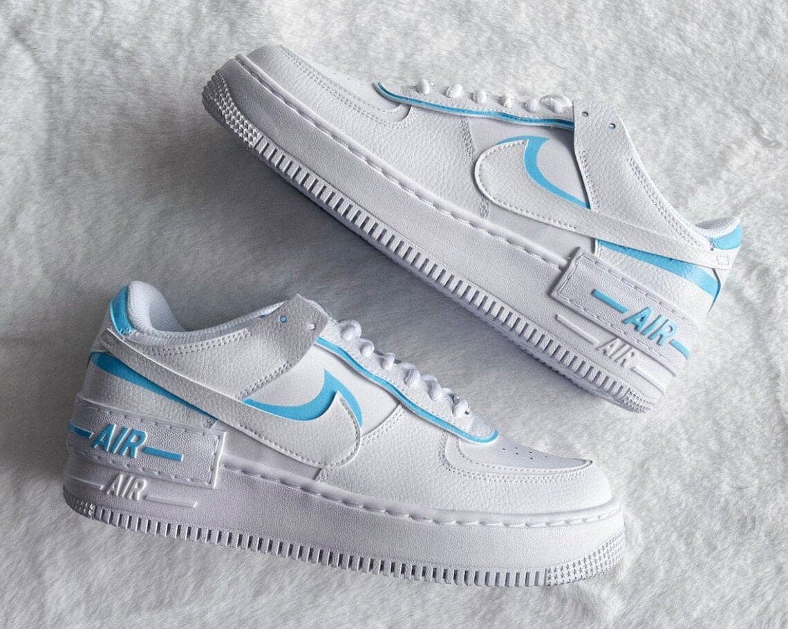 air force 1 shadow pastel blue