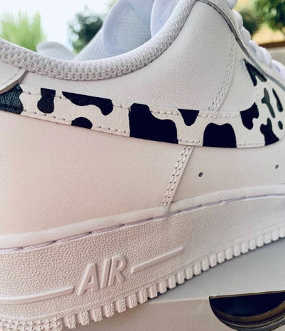 Custom Air Force 1 Cow Print