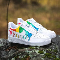Custom Air Force 1 Colorful Drip