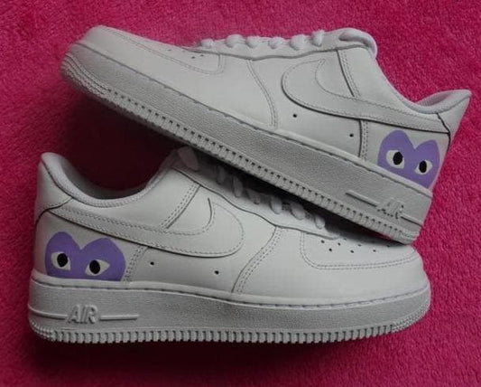 Custom Air Force 1 Comme des garçons Purple