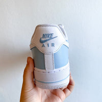 Custom Air Force 1 Baby Blue Colour Block