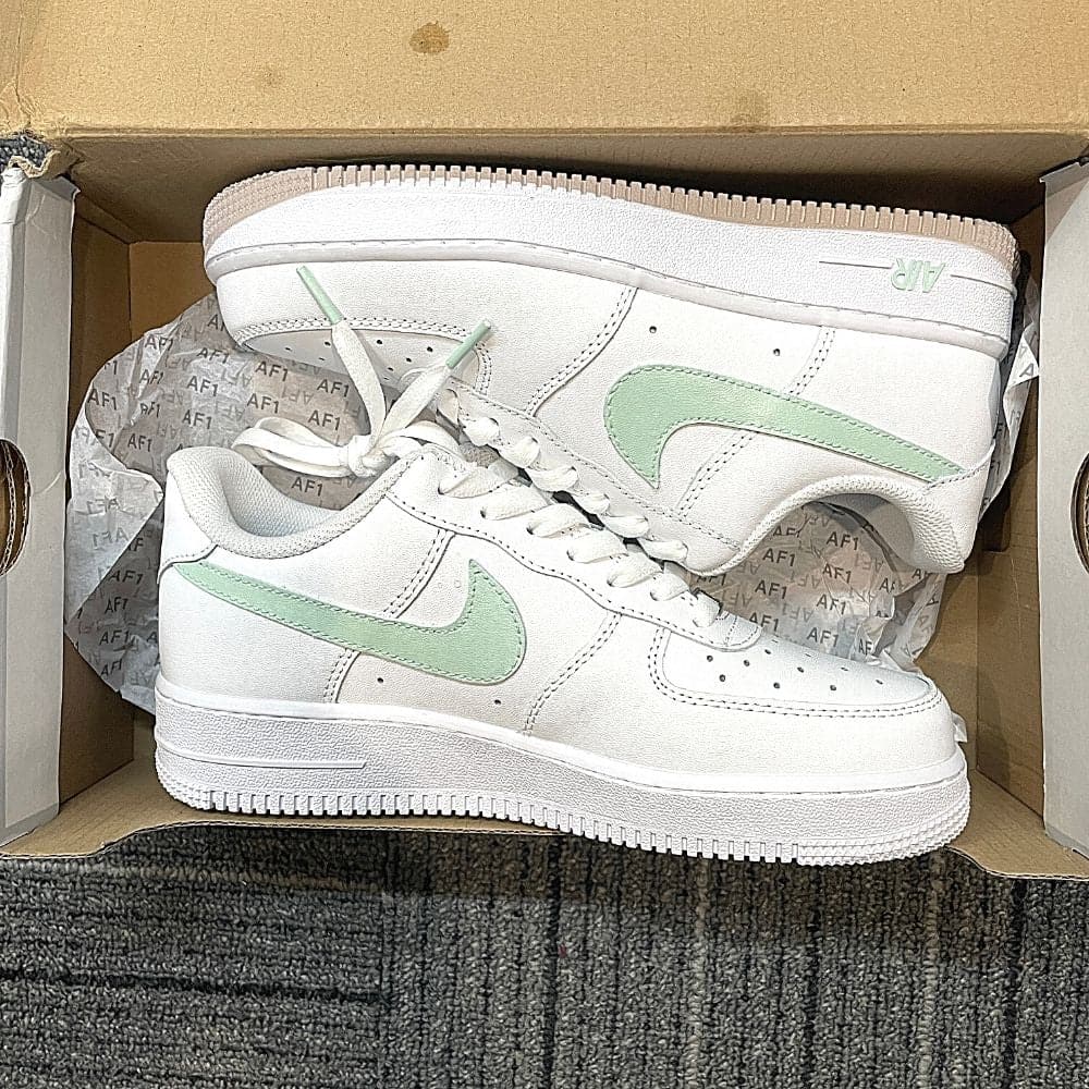 Custom Air Force 1 X Green Colour