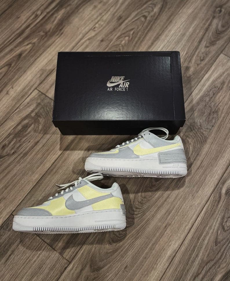 Lilac and Yellow Shadow AF1