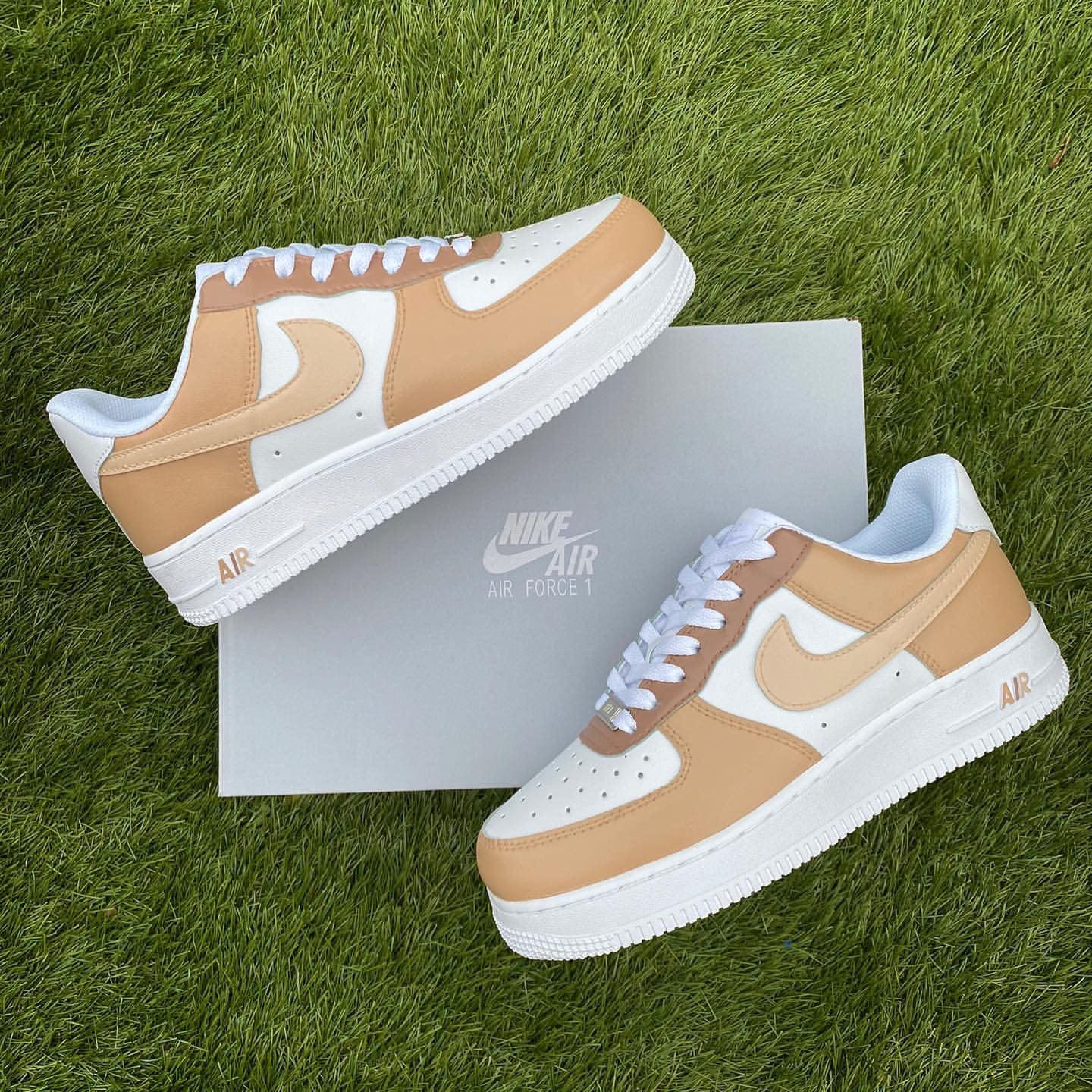 Custom Air Force 1 Brown