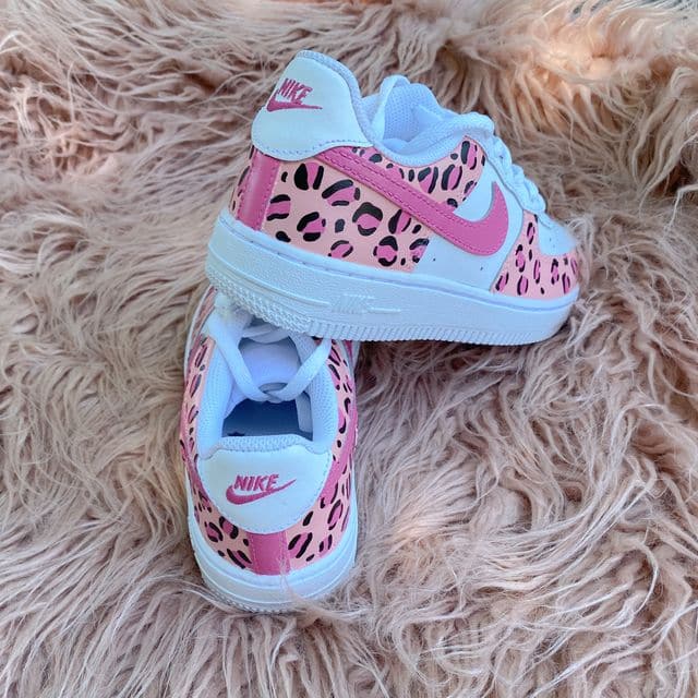 Pink Cheetah AF1’s