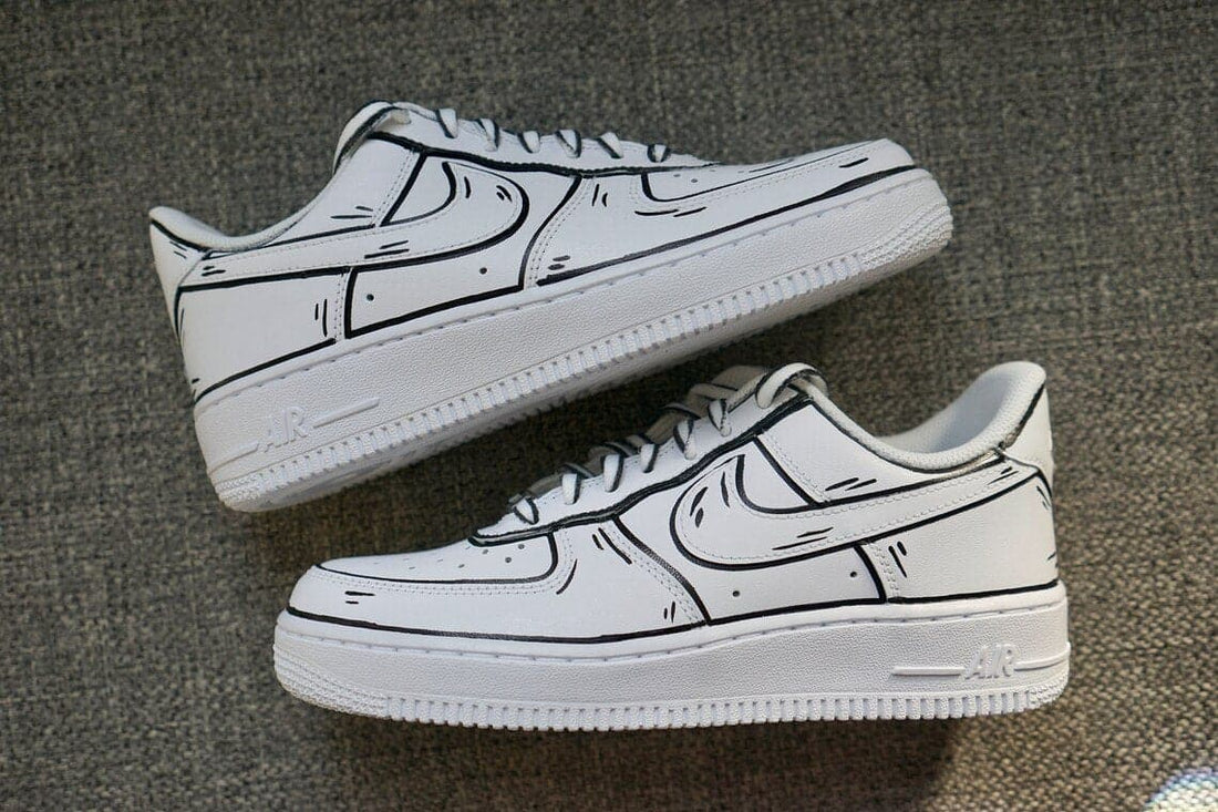 Cartoon Custom Nike Air Force 1 Custom Shoes (Made To Order