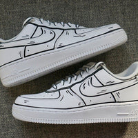 Cartoon Custom Nike Air Force 1 Custom Shoes (Made To Order) Custom Sneakers