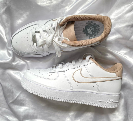 Custom Air Force 1 Brown contour
