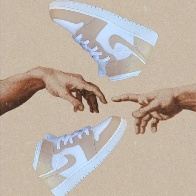 Custom Air Jordan 1 Cookies Cream 🍪