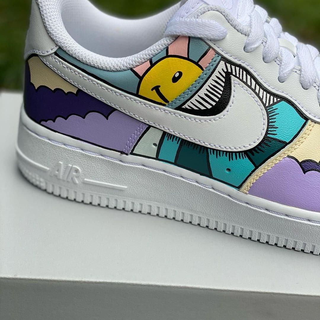 Cartoon Custom Air Force 1’s