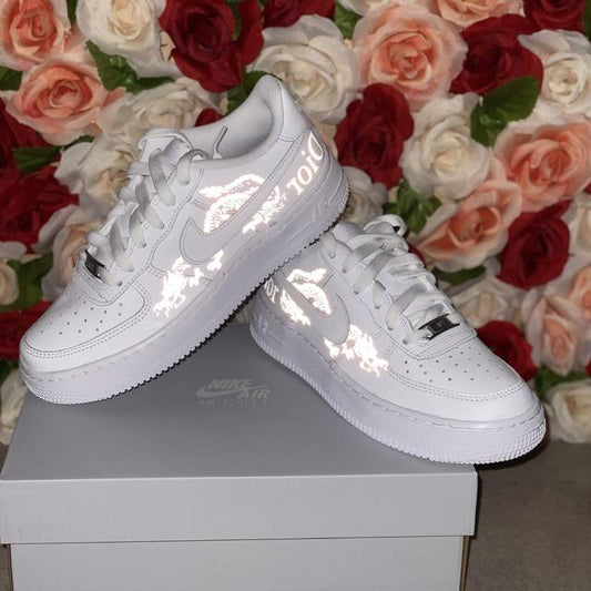 Custom Air Force 1 Reflective Dior Dragon 🐉🐉