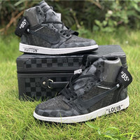 CUSTOM AIR JORDAN 1 X OFF-WHITE XLV GREY