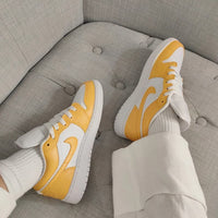 Custom Nike Air Jordan 1 Yellow