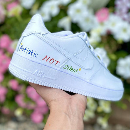Custom Air Force 1 Autism Awareness