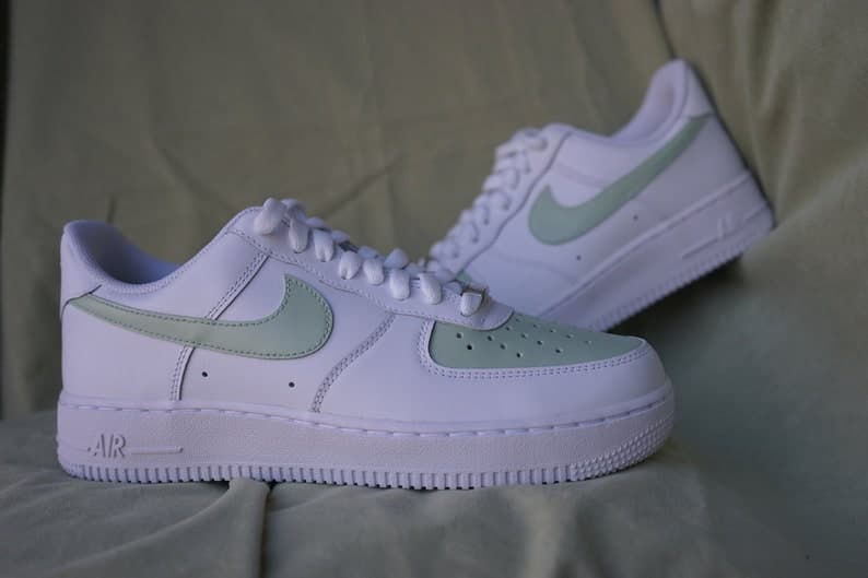 Custom sage Custom Nike Air Force 1