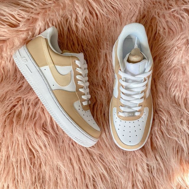 Caramel Macchiato Custom Air Force 1s