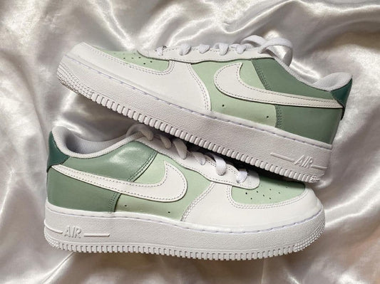 Custom Air Force 1 Green gradient