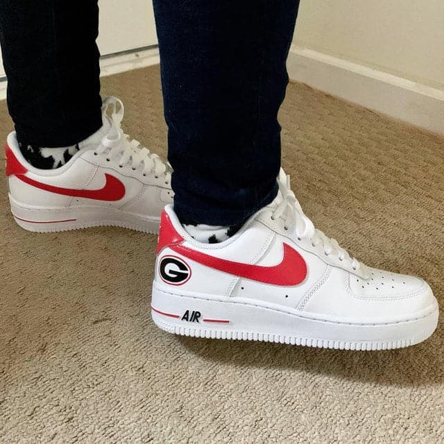 University of Georgia Custom Air Force 1’s