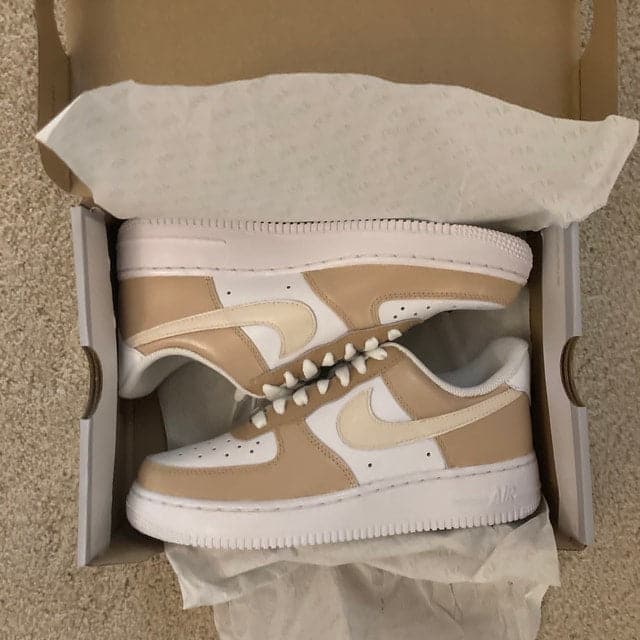 Neutral Beige Scale Custom Air Force 1