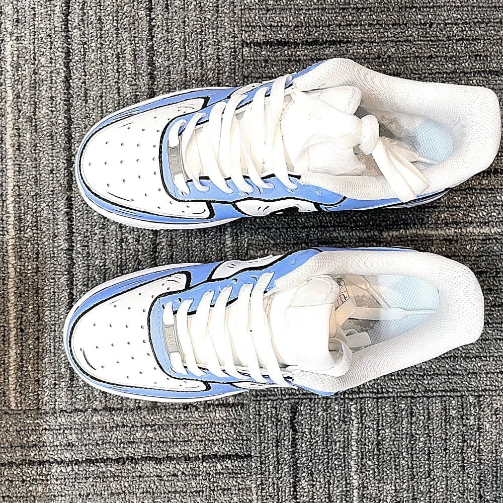 Custom Air Force 1 X Cartoon Blue