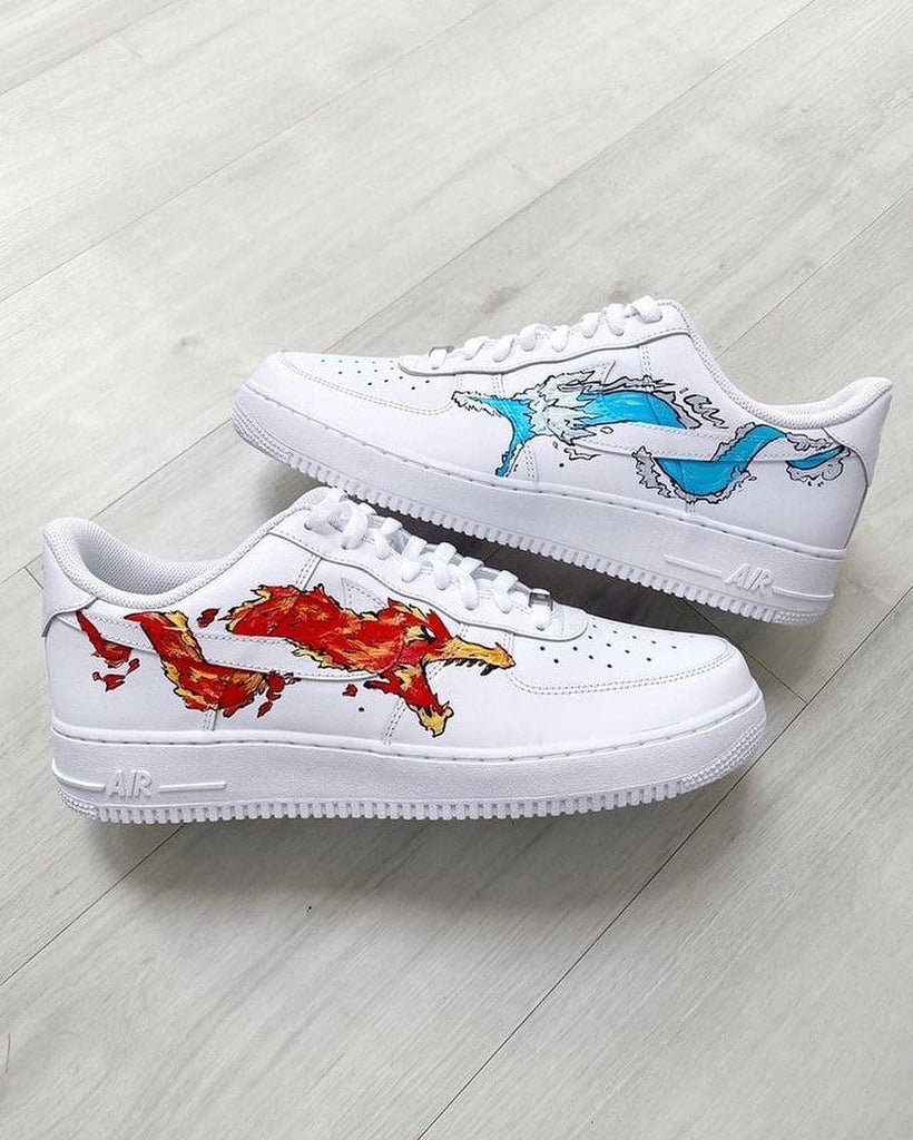 Red and Blue Dragon Custom Air Force 1