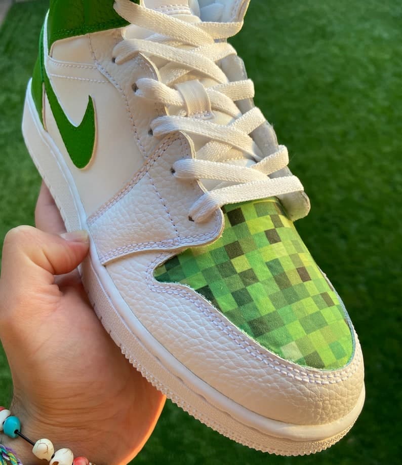 Jordan Store Minecraft Custom Nike Air Jordan 1 Minecraft – insdrip