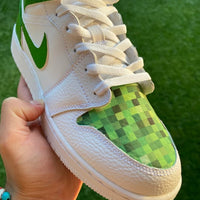 Custom Nike Air Jordan 1 Minecraft