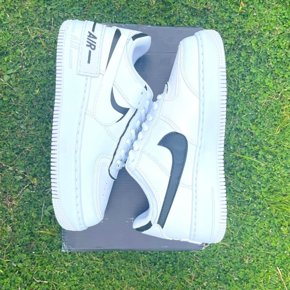 Custom Air Force 1 X Shadow Black Colour