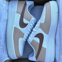 Custom Air Force 1 X Gradient brown