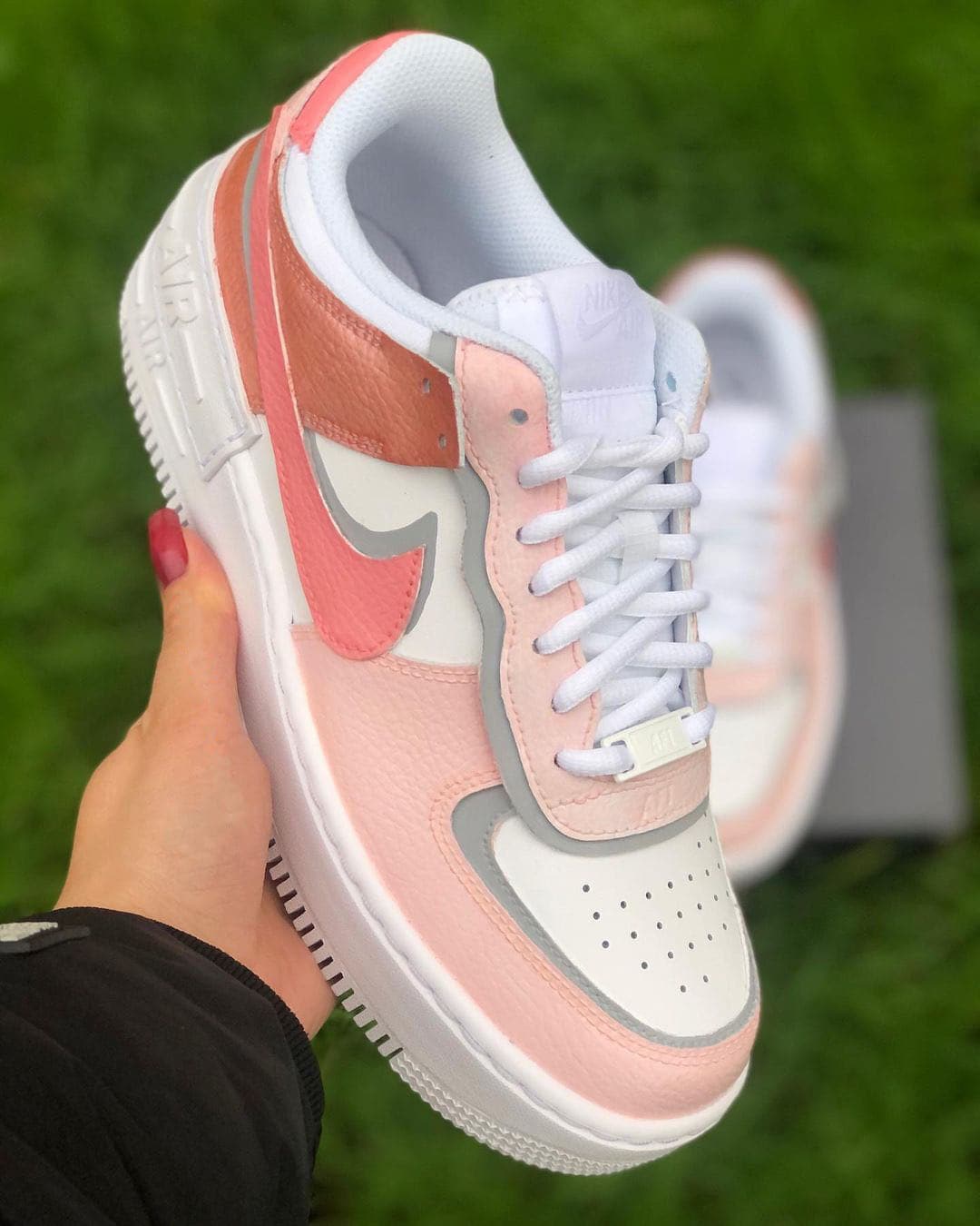 Custom Air Force 1 Shadow Pink Fizz