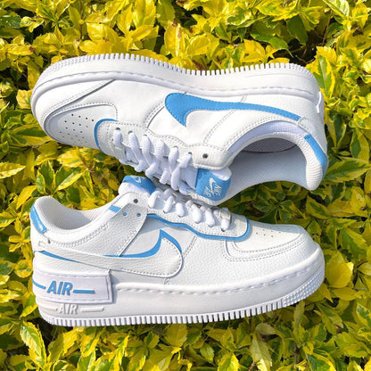 custom air force 1 shadow blue