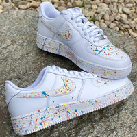Custom Paint Spatter Nike Air Force Ones