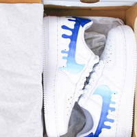 Blue Gradient Air Force 1 Handpainted AF1 Gradient