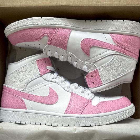 Custom Air Jordan 1 Pink White