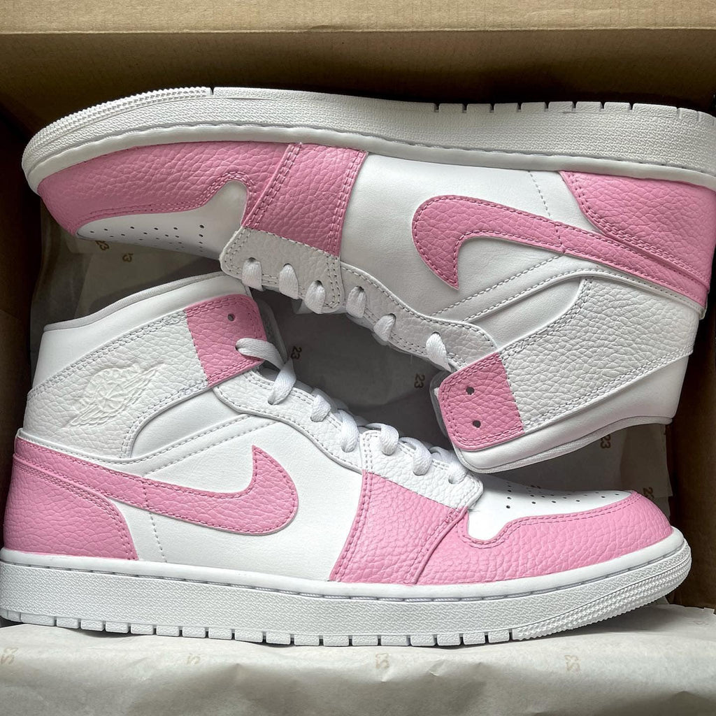 Custom Air Jordan 1 Pink White