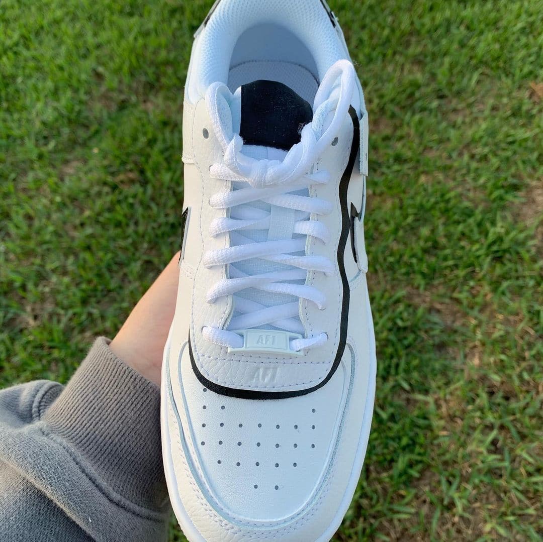 Black and white shadow Air Force 1