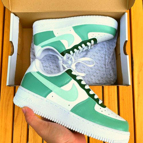 Custom Air Force 1 X olive green